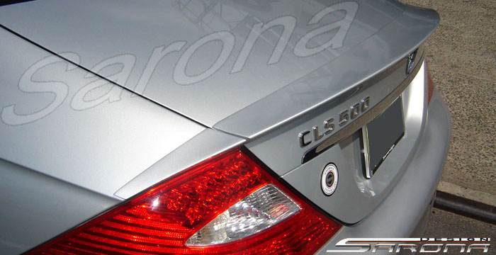 Custom Mercedes CLS Trunk Wing  Sedan (2005 - 2011) - $325.00 (Manufacturer Sarona, Part #MB-037-TW)